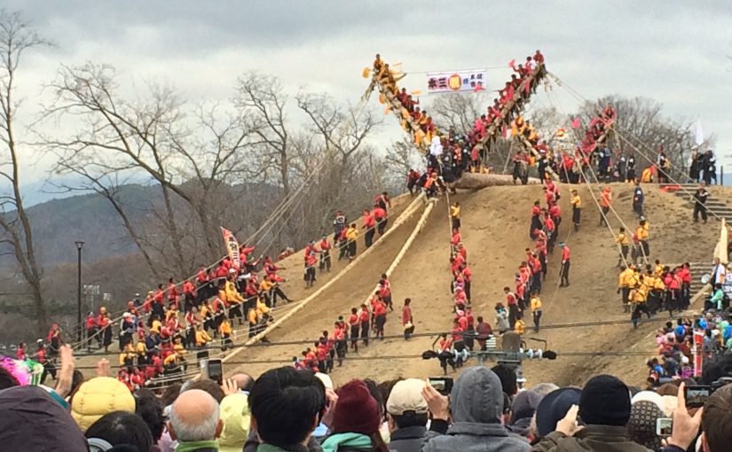 ７年に一度の・・・　大迫力の御柱祭！